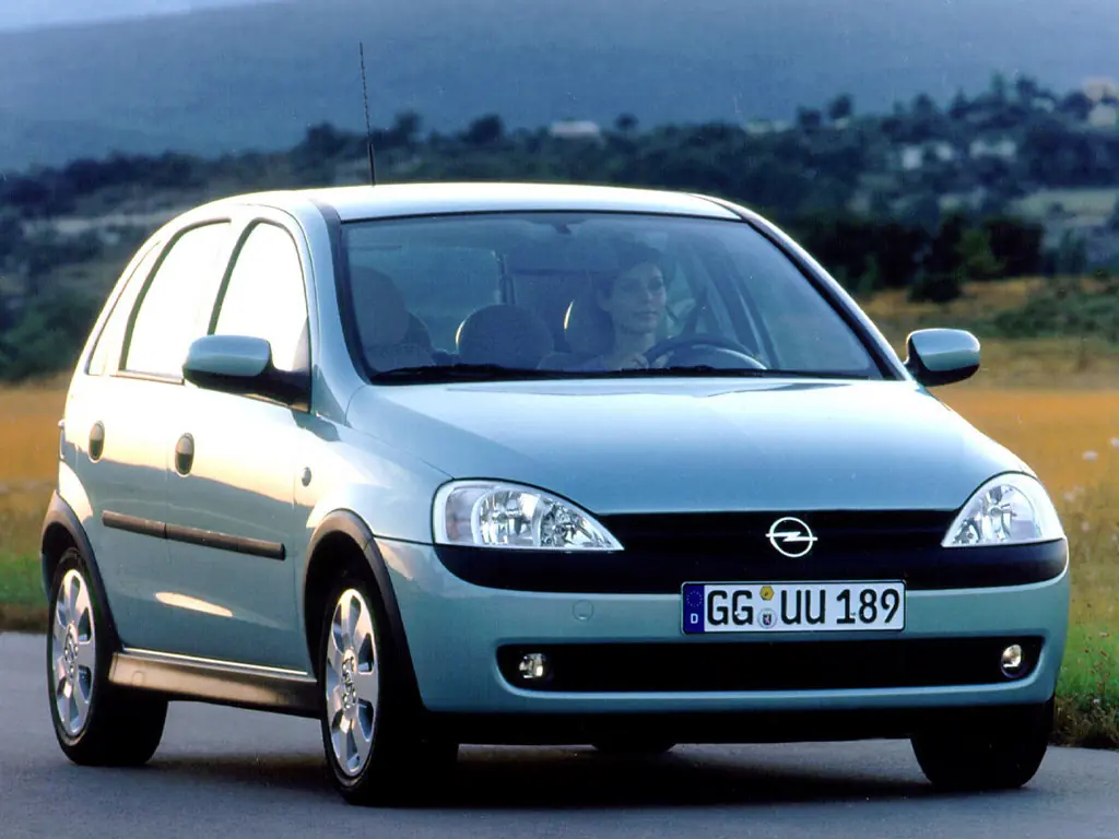 Opel Corsa (F68) 3 поколение, хэтчбек 5 дв. (10.2000 - 07.2003)